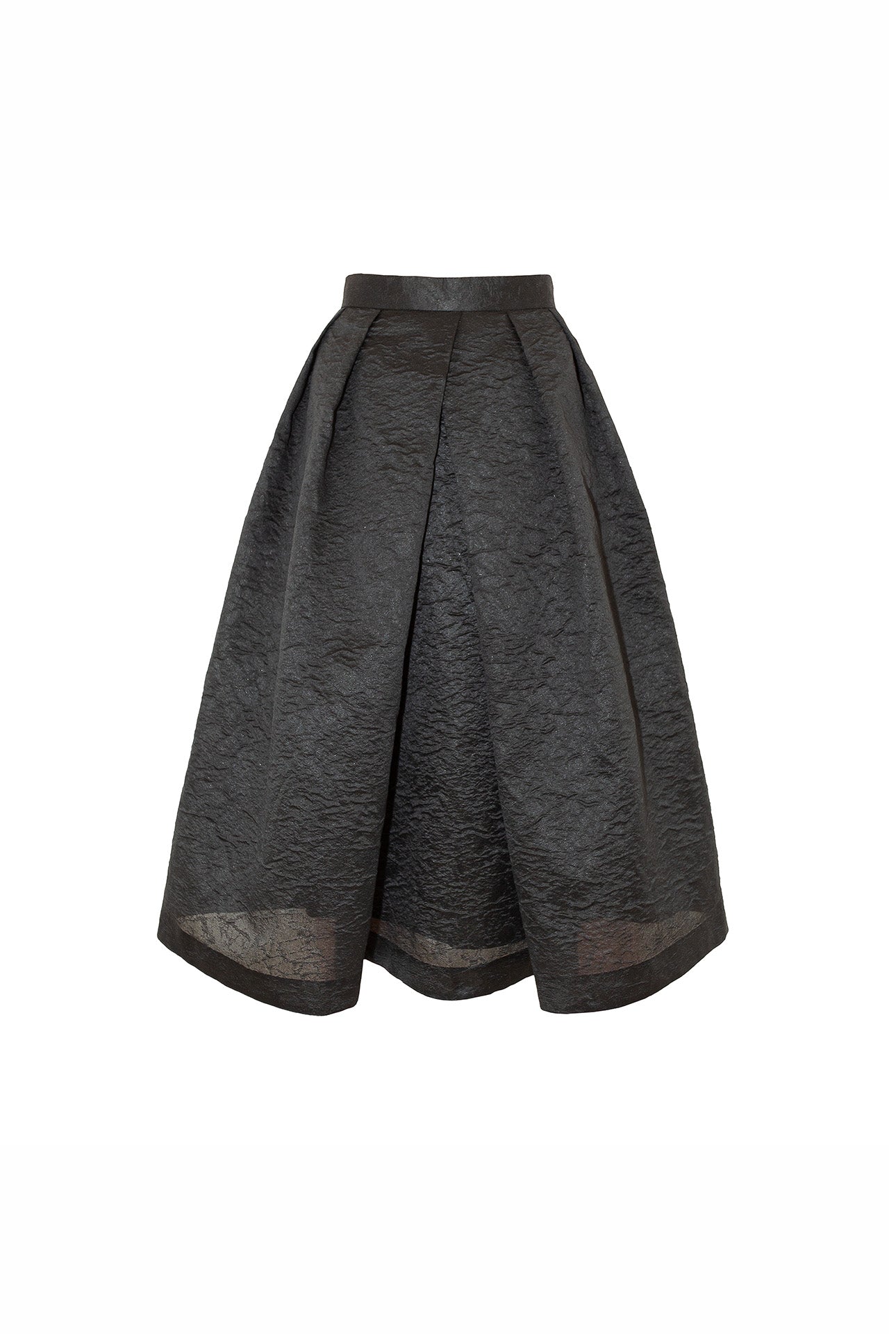 black designer skirt